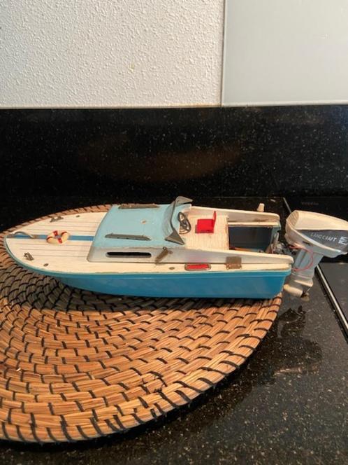Powered model boat langcraft motor boot '50-'60, Verzamelen, Speelgoed, Gebruikt, Ophalen of Verzenden