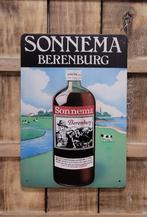 Sonnema Berenburg fles reclamebord van metaal wandbord deco, Reclamebord, Info@deconoord.nl, Deco Noord, Nieuw
