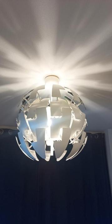 Ps 2014 Ikea hanglamp wit zilver grote uitvoering 52cm  beschikbaar voor biedingen