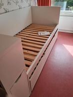 Ikea Odda onderschuifbed, Huis en Inrichting, Gebruikt, Ophalen of Verzenden, Wit, Hout