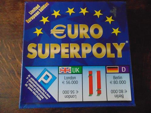 Euro Superpoly Limited European Edition NIEUW, Hobby en Vrije tijd, Gezelschapsspellen | Bordspellen, Nieuw, Een of twee spelers