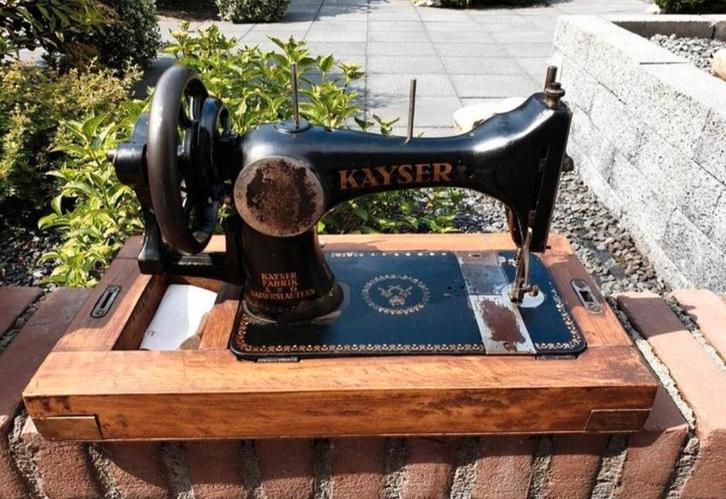 Antieke Kayser Naaimachine, Antiek en Kunst, Antiek | Naaimachines, Ophalen
