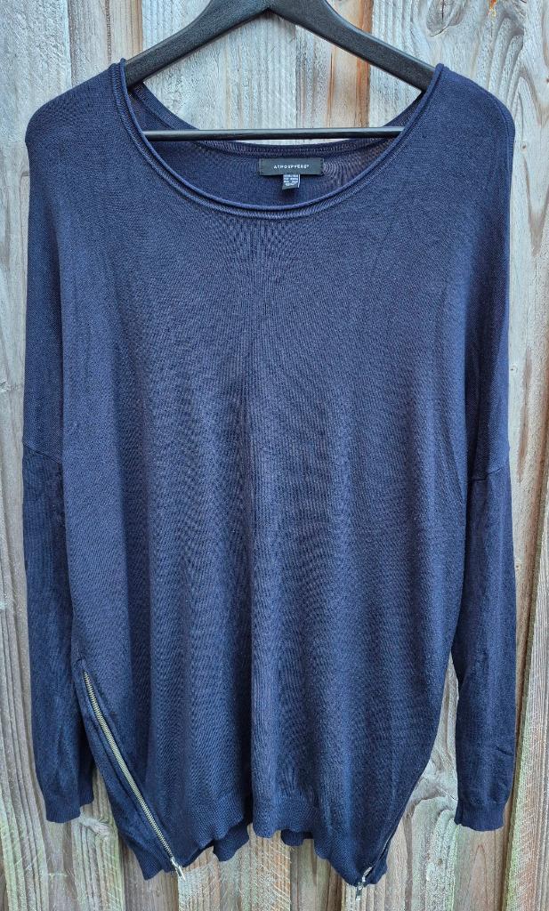 Trui - Maat 42/44 - Atmosphere, Kleding | Dames, Truien en Vesten, Zo goed als nieuw, Maat 42/44 (L), Blauw, Ophalen of Verzenden