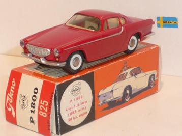 Volvo. P1800 rood. Tekno. DK, nummer 825 met orig.doos 1:43. beschikbaar voor biedingen