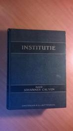 Calvijn, Johannes. Institutie, Boeken, Godsdienst en Theologie, Gelezen, Ophalen of Verzenden