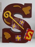 Authentieke V&D chocoladeletter ‘S’ Sinterklaas 50cm, Verzenden, Zo goed als nieuw