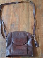 Lederen Biracci Italy schoudertas, Overige merken, Bruin, Ophalen of Verzenden, Zo goed als nieuw