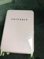 Suit suit koffer roze grootste model 76 cm hoog, Sieraden, Tassen en Uiterlijk, Koffers, Gebruikt, Hard kunststof, 70 cm of meer