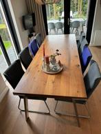 Eettafel Seven Bert Plantagie Notenhout, Huis en Inrichting, Complete eetkamers, 8 stoelen of meer, Gebruikt, Moderne design eettafel notenhout