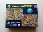 Jan van Haasteren 2x1000 legpuzzels Safari en de Storm, Ophalen of Verzenden, 500 t/m 1500 stukjes, Zo goed als nieuw