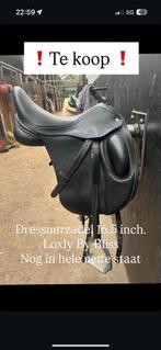 Dressurzadel 16,5 inch, Dieren en Toebehoren, Paarden en Pony's | Overige Paardenspullen, Ophalen of Verzenden, Zo goed als nieuw