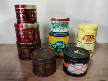 Vintage Blikken Collectie 'Appelstroop' beschikbaar voor biedingen