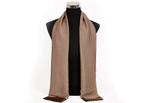 Beige bruine heren sjaal (kravat sjieke patroon zijde das), Nieuw, Sjaal, Verzenden