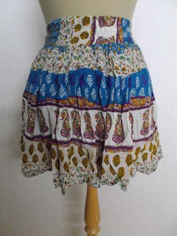 Fleurig Ibiza/hippie/batik look print rokje! 40 beschikbaar voor biedingen