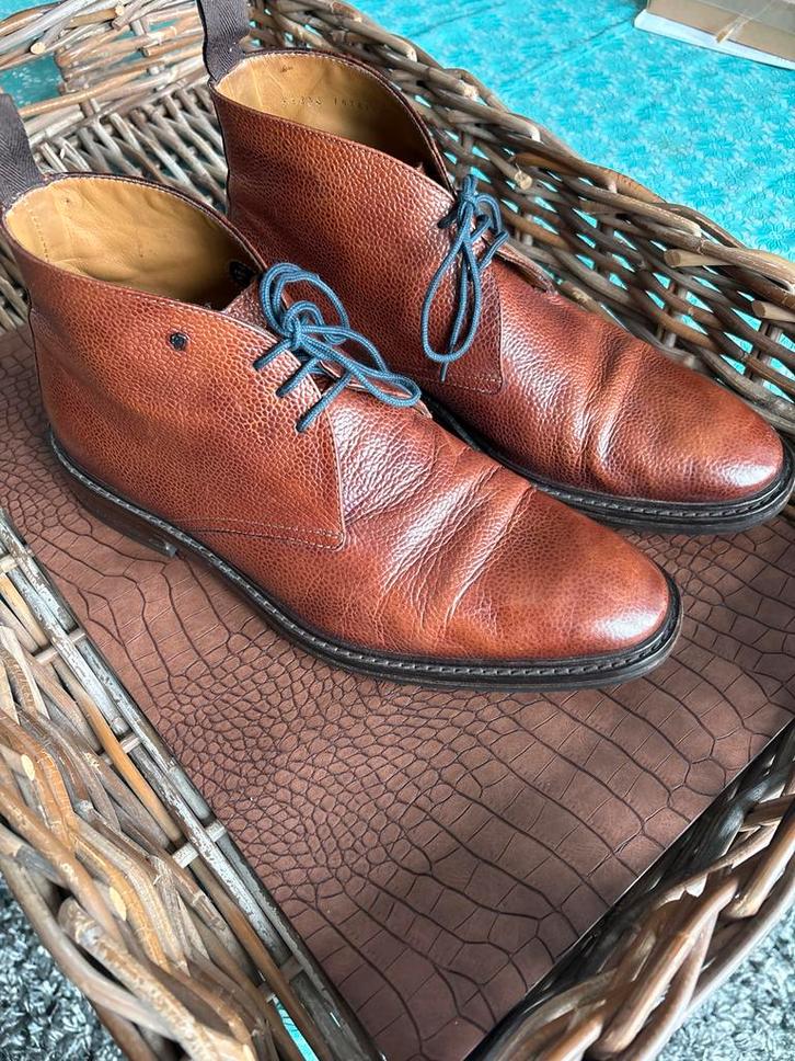 Floris van Bommel  schoenen laars maat 10,1/2 G 1/2 — m 45, Kleding | Heren, Schoenen, Gedragen, Boots, Bruin, Ophalen of Verzenden