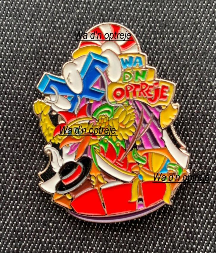 Motto pin Tullepetaon / Tullepetaonestad / Wa d'n optreje, Verzamelen, Speldjes, Pins en Buttons, Nieuw, Speldje of Pin, Stad of Land
