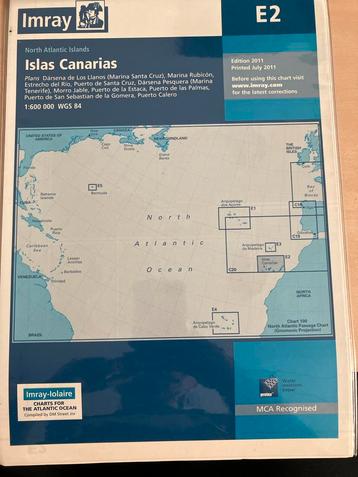 Imray Zeekaart Canarische Eilanden E2 (2011) beschikbaar voor biedingen