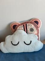 Schattig Kussen wolkje lichtblauw als nieuw!, Ophalen of Verzenden, Zo goed als nieuw, Kleed of Kussen