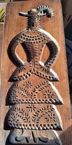 Antieke Speculaasplank - Prachtig Houtsnijwerk, Ophalen of Verzenden