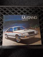 Ford Mustang 1980 folder, Boeken, Auto's | Folders en Tijdschriften, Ophalen of Verzenden, Zo goed als nieuw, Ford