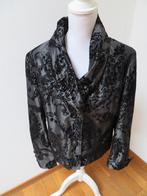 V16 SCARVA apart colbert jasje grijs zwart mt 46 = 38/40 NL, Maat 38/40 (M), Scarva, Zwart, Ophalen of Verzenden