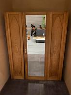 Antieke Kast met Spiegeldeur en Houten Panelen - Uniek Stuk!, Ophalen
