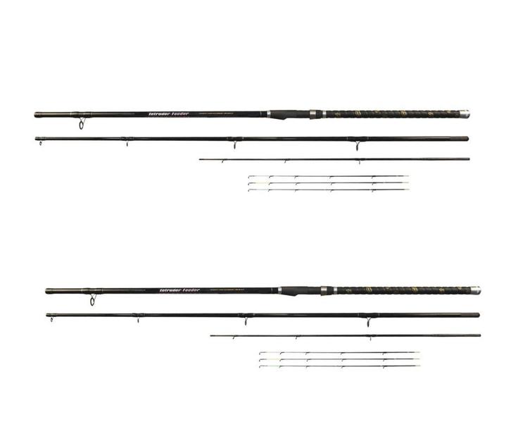 NIEUW Set 2x Intruder Feederhengels 3,30 Mtr 60-120 Gr 3-Top, Watersport en Boten, Hengelsport | Witvissen, Nieuw, Werphengel
