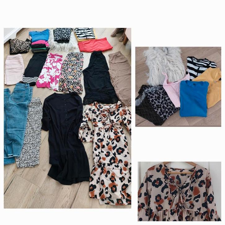 Kledingpakket 26 st in nieuwstaat &wat gedragen, Kleding | Dames, Dames-kledingpakketten, Zo goed als nieuw, Maat 36 (S), Ophalen