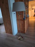 Staande lamp brons met stoffen kap, Huis en Inrichting, Lampen | Vloerlampen, Ophalen, Zo goed als nieuw, Metaal, 150 tot 200 cm