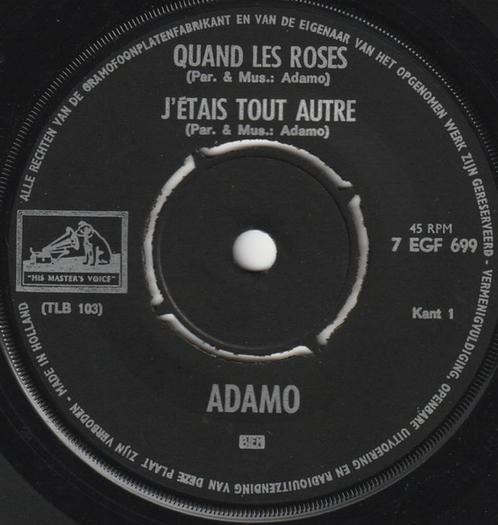 Adamo – Quand Les Roses, Cd's en Dvd's, Vinyl Singles, Gebruikt, Single, Pop, 7 inch, Ophalen of Verzenden