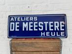 De Meestere oud emaille reclamebord, Ophalen of Verzenden