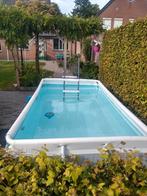 Intex zwembad., Tuin en Terras, Zwembaden, 200 tot 400 cm, Gebruikt, Rechthoekig, Opzetzwembad
