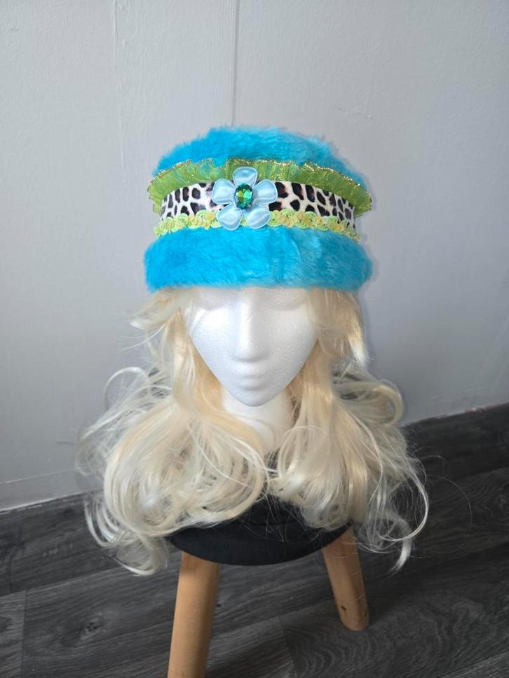 Opgemaakte bont hoofdband carnaval, Kleding | Dames, Carnavalskleding en Feestkleding, Nieuw, Carnaval, Ophalen of Verzenden