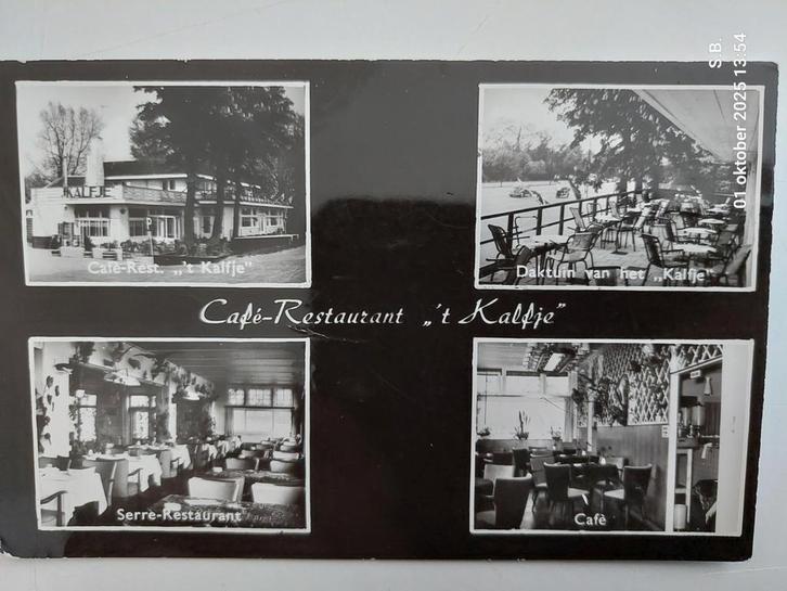 Oude ansichtkaart Café-Restaurant 't Kalfje - Utrecht, Verzamelen, Ansichtkaarten | Nederland, Gelopen, Utrecht, 1960 tot 1980