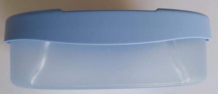 Tupperware voorraaddoosje, Huis en Inrichting, Keuken | Tupperware, Gebruikt, Bus of Trommel, Blauw, Ophalen of Verzenden