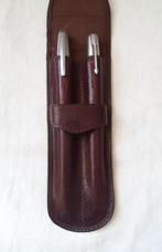 Vintage Parker 21 en Parker 51. Vulpennen in Samsonite etui., Verzamelen, Pennenverzamelingen, Ophalen of Verzenden, Zo goed als nieuw