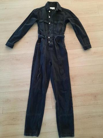 Costes spijker denim  jumpsuit XS zwart beschikbaar voor biedingen
