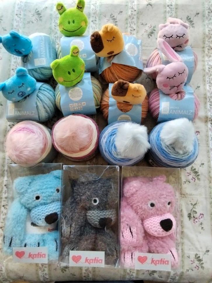 Mutsen, sjaals maken Alison & Mae animalz action en katia, Hobby en Vrije tijd, Breien en Haken, Nieuw, Breien of Haken, Wol of Garen