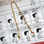 Goudkleurig kettinkje met Hello Kitty hangertje, Verzenden, Nieuw, Goud, Overige materialen