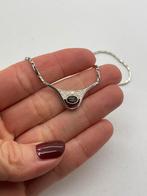 C96 Prachtige zilveren ketting met hanger Fins ontwerp, Sieraden, Tassen en Uiterlijk, Antieke sieraden, Ophalen of Verzenden