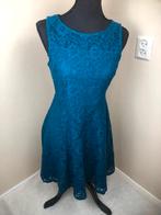 Jurk met kant, Kleding | Dames, Jurken, Maat 38/40 (M), Blauw, Yessica, Ophalen of Verzenden