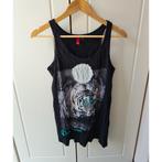 Zwarte top met opdruk 'save the future' van H&M maat 38, Kleding | Dames, Tops, Maat 38/40 (M), H&M, Zwart, Ophalen of Verzenden