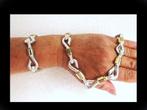 Bijzonder Schakel Design Zilveren Collier en Armband!, Sieraden, Tassen en Uiterlijk, Antieke sieraden, Verzenden, Zilver, Overige typen