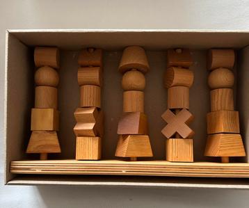 Houten speelgoed, Wooden Story, Stapeltoren, z.g.a.n. beschikbaar voor biedingen