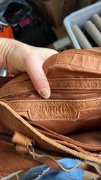 Bruine leren Manfield handtas/laptoptas, Sieraden, Tassen en Uiterlijk, Tassen | Damestassen, Ophalen of Verzenden, Gebruikt, Bruin