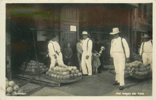 (388-088-027) Alkmaar Het wegen der Kaas, Verzamelen, Ansichtkaarten | Nederland, Noord-Holland, Verzenden