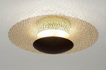 plafondlamp led roestbruin goud bed keuken tafel bank lamp