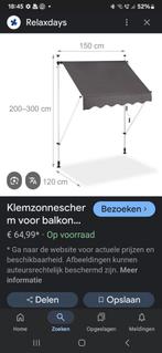 Nieuw in doos 2x markeze zonneschermen, Ophalen of Verzenden, Nieuw