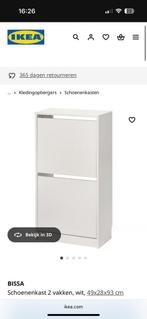 Witte schoenenkast ikea, Huis en Inrichting, Kasten | Schoenenkasten, Ophalen of Verzenden