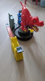 Hot Wheels draak, razende t-rex baanset, Ophalen of Verzenden, Zo goed als nieuw